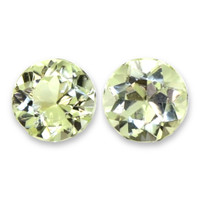 1.82 Ct.Tw.Total Carat Weight Greenish Yellow Tourmaline Pair from Brazil Video