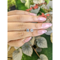 2.30&nbsp;Ct.Tw.Total Carat Weight White Zircon Pair from Ceylon (Sri Lanka) Life Style