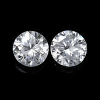 2.42&nbsp;Ct.Tw.Total Carat Weight White Zircon Pair from Ceylon (Sri Lanka) Video