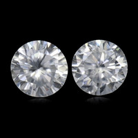 2.18&nbsp;Ct.Tw.Total Carat Weight White Zircon Pair from Ceylon (Sri Lanka) Video