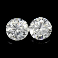 2.10&nbsp;Ct.Tw.Total Carat Weight White Zircon Pair from Ceylon (Sri Lanka) Video