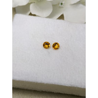 0.96&nbsp;Ct.Tw.Total Carat Weight Yellowish Orange Madeira Citrine Pair from Brazil Life Style