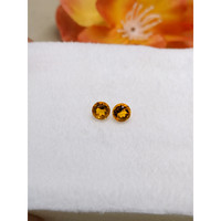 0.99&nbsp;Ct.Tw.Total Carat Weight Orange Madeira Citrine Pair from Brazil Life Style