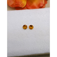0.89&nbsp;Ct.Tw.Total Carat Weight Yellowish Orange Madeira Citrine Pair from Brazil Life Style