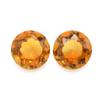 0.90 Ct.Tw. Round Madeira Citrine Pair