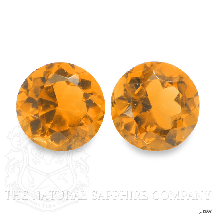 0.99 Ct.Tw. Orange Madeira Citrine Pair from Brazil