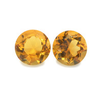 0.94 Ct.Tw. Round Madeira Citrine Pair