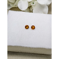 0.92 Ct.Tw.Total Carat Weight Madeira Citrine Pair from Brazil Life Style