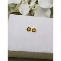 0.89&nbsp;Ct.Tw.Total Carat Weight Yellow Madeira Citrine Pair from Brazil Life Style