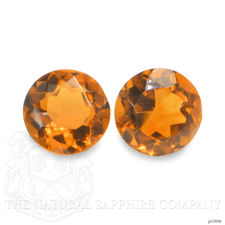 0.86 Ct.Tw. Orange Madeira Citrine Pair from Brazil