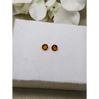 0.86 Ct.Tw.Total Carat Weight Orange Madeira Citrine Pair from Brazil Life Style