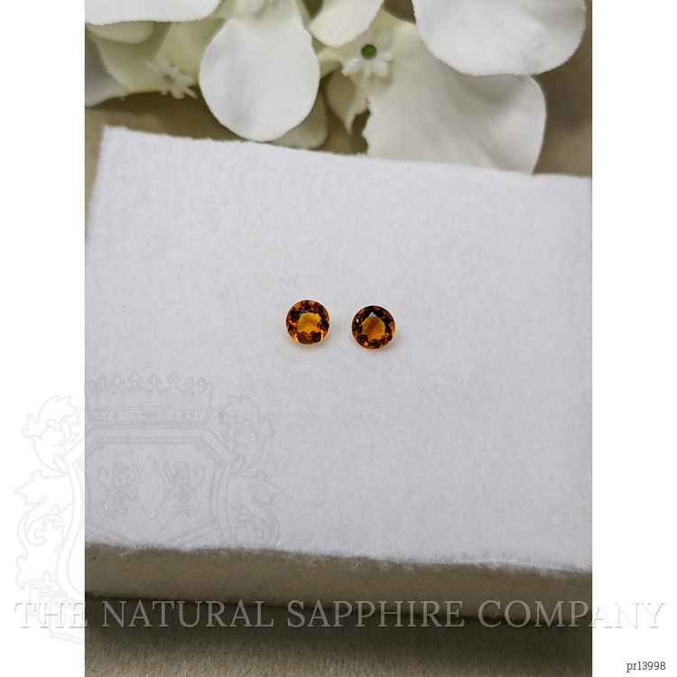 0.86 Ct.Tw. Orange Madeira Citrine Pair from Brazil