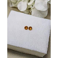 0.93 Ct.Tw.Total Carat Weight Orange Madeira Citrine Pair from Brazil Life Style