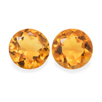 0.84 Ct.Tw. Round Madeira Citrine Pair
