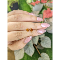 0.84&nbsp;Ct.Tw.Total Carat Weight Orange Madeira Citrine Pair from Brazil Life Style