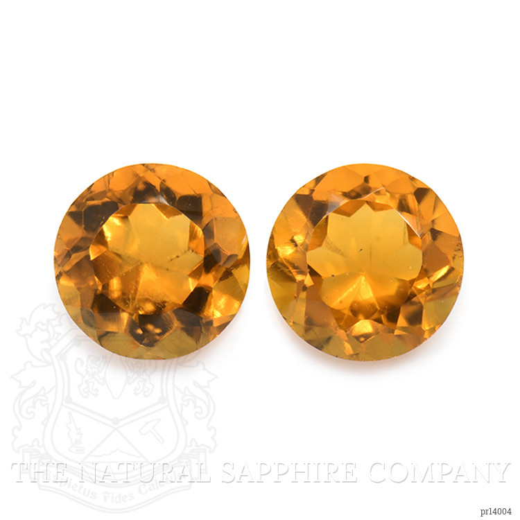 0.92 Ct.Tw. Orange Madeira Citrine Pair from Brazil