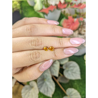 0.82&nbsp;Ct.Tw.Total Carat Weight Yellowish Orange Madeira Citrine Pair from Brazil Life Style