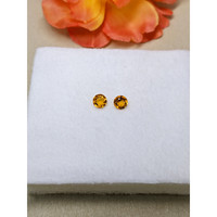 0.89 Ct.Tw.Total Carat Weight Orange Madeira Citrine Pair from Brazil Life Style