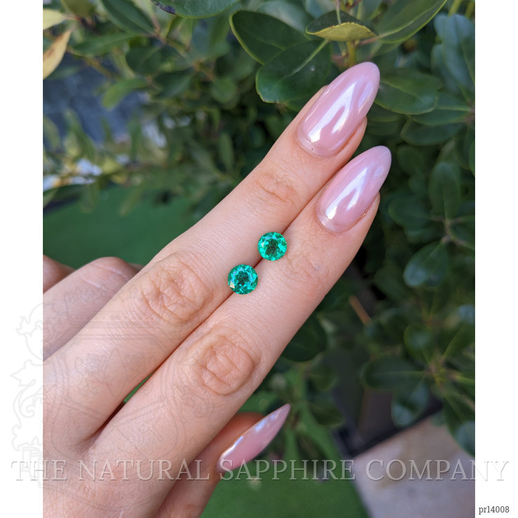 1.95 Ct.Tw. Emerald Pair from Zambia