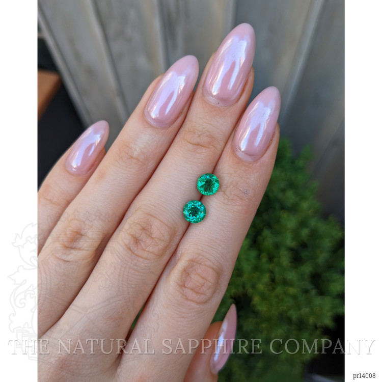 1.95 Ct.Tw. Emerald Pair from Zambia