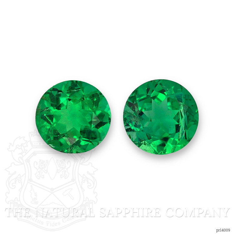 2.86 Ct.Tw. Emerald Pair from Zambia