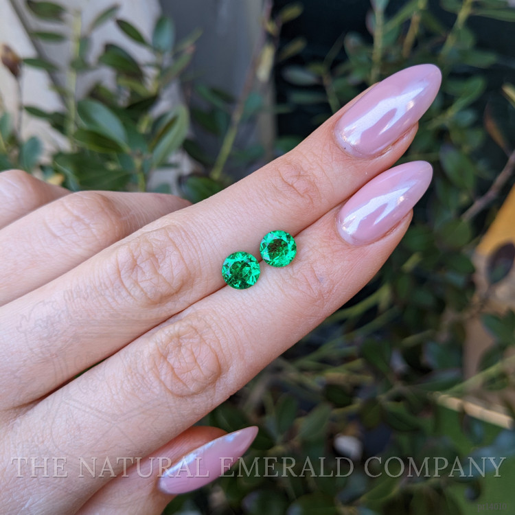 2.11 Ct.Tw. Emerald Pair from Zambia