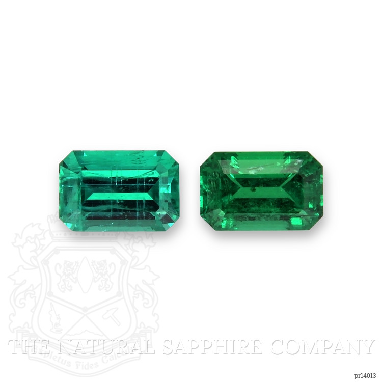 2.19 Ct.Tw. Emerald Pair from Russia