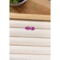 3.01&nbsp;Ct.Tw.Total Carat Weight Purplish Pink Sapphire Pair from Ceylon (Sri Lanka) Life Style