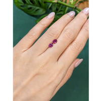 1.16&nbsp;Ct.Tw.Total Carat Weight Pinkish Purple Sapphire Pair from Ceylon (Sri Lanka) Life Style