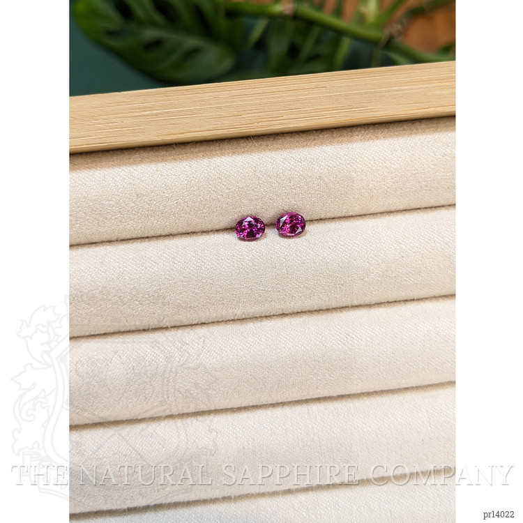 1.16 Ct.Tw. Pinkish Purple Sapphire Pair from Ceylon (Sri Lanka)