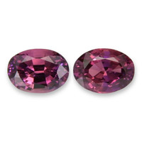 1.21&nbsp;Ct.Tw.Total Carat Weight Pinkish Purple Sapphire Pair from Ceylon (Sri Lanka) Video