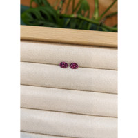 1.21&nbsp;Ct.Tw.Total Carat Weight Pinkish Purple Sapphire Pair from Ceylon (Sri Lanka) Life Style