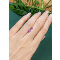 0.86&nbsp;Ct.Tw.Total Carat Weight Purple Sapphire Pair from Ceylon (Sri Lanka) Life Style