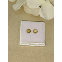 1.21&nbsp;Ct.Tw.Total Carat Weight Yellowish Brown Cabochon Chrysoberyl Pair from Ceylon (Sri Lanka) Life Style