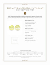 1.06&nbsp;Ct.Tw.Total Carat Weight Cabochon Chrysoberyl Pair from Ceylon (Sri Lanka) Scan Report