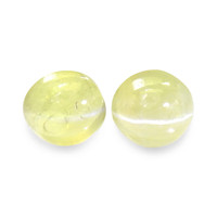 1.06&nbsp;Ct.Tw.Total Carat Weight Cabochon Chrysoberyl Pair from Ceylon (Sri Lanka) Video