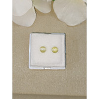 1.06&nbsp;Ct.Tw.Total Carat Weight Cabochon Chrysoberyl Pair from Ceylon (Sri Lanka) Life Style
