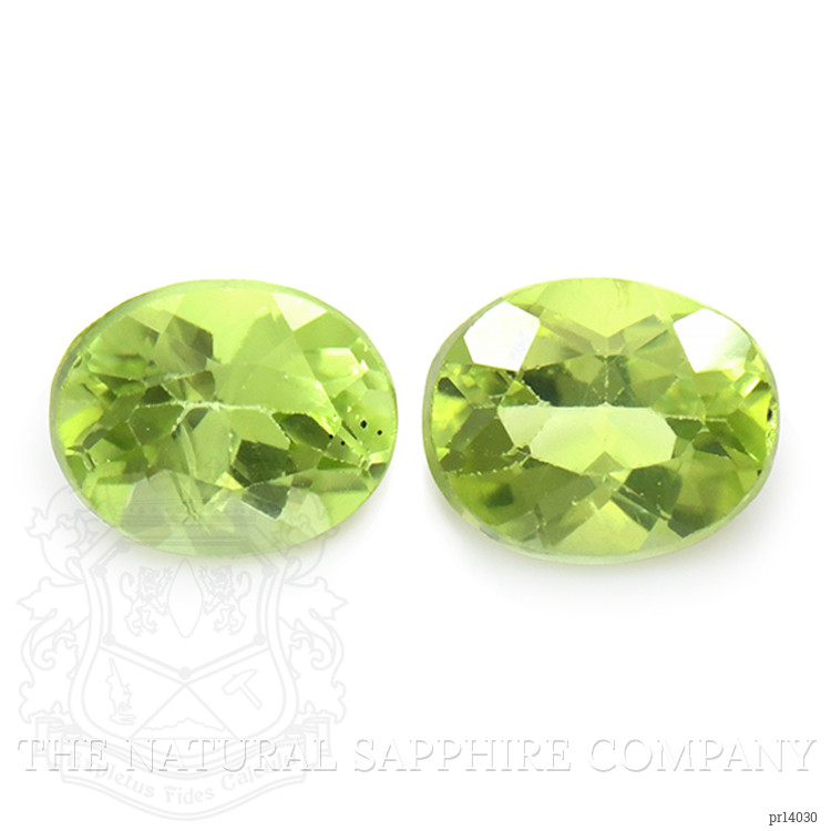 0.72 Ct.Tw. Peridot Pair from Ceylon (Sri Lanka)
