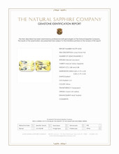 5.76 Ct.Tw.Total Carat Weight Yellow Sapphire Pair from Ceylon (Sri Lanka) Scan Report