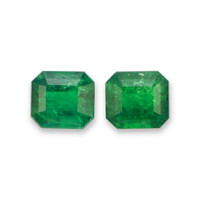 2.06&nbsp;Ct.Tw.Total Carat Weight Emerald Pair from Colombia Video