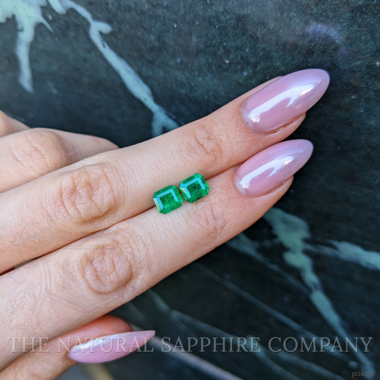 2.06 Ct.Tw. Emerald Pair from Colombia