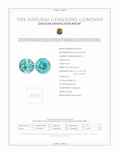 6.45 Ct.Tw.Total Carat Weight Greenish Blue Zircon Pair Scan Report