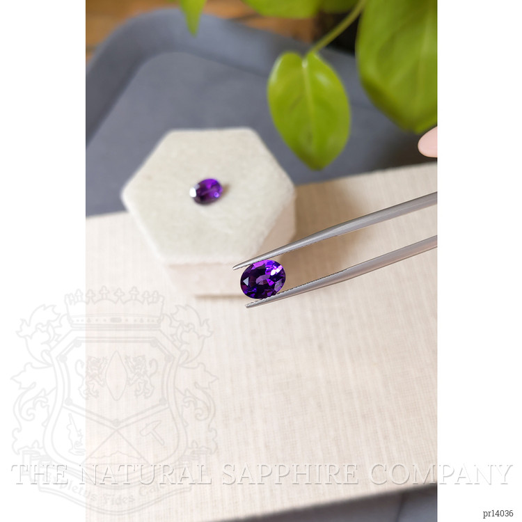3.50 Ct.Tw. Purple Amethyst Pair from Brazil