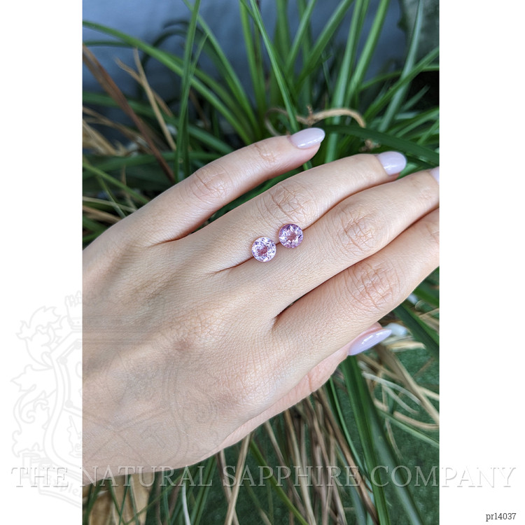 1.84 Ct.Tw. Purple Amethyst Pair from Brazil