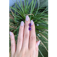 3.55&nbsp;Ct.Tw.Total Carat Weight Purple Amethyst Pair from Brazil Life Style