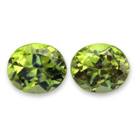 2.32&nbsp;Ct.Tw.Total Carat Weight Green Peridot Pair from Burma (Myanmar) Video