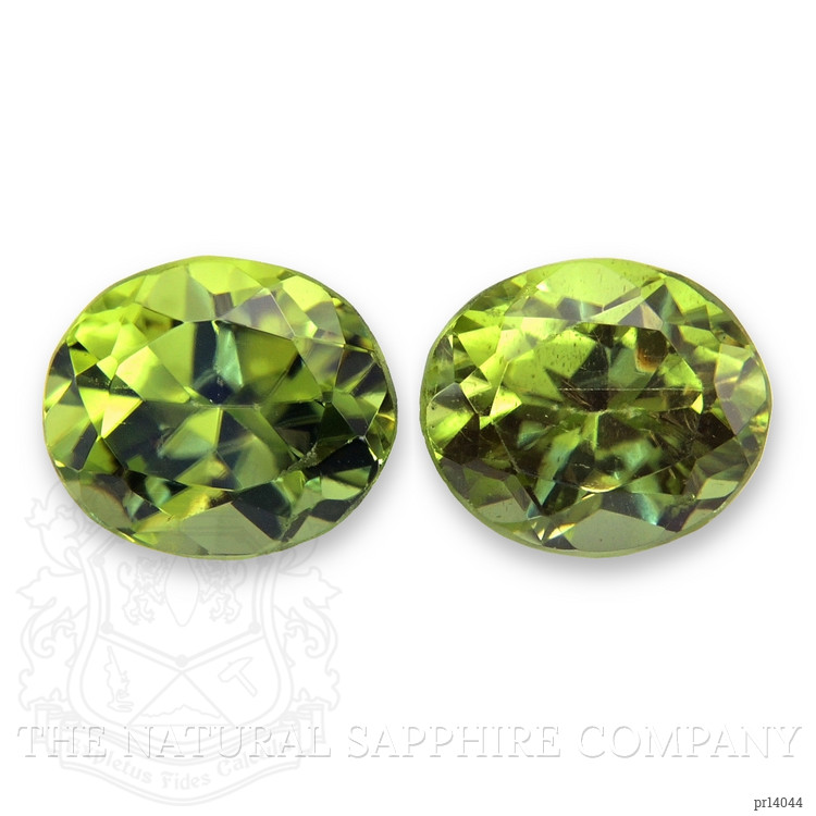 2.32 Ct.Tw. Green Peridot Pair from Burma (Myanmar)
