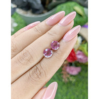 3.18&nbsp;Ct.Tw.Total Carat Weight Purplish Pink Rhodolite Garnet Pair from Ceylon (Sri Lanka) Life Style