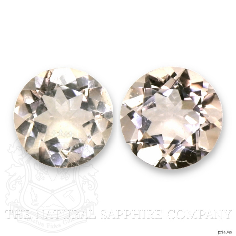 1.33 Ct.Tw. Peach Morganite Pair from Brazil