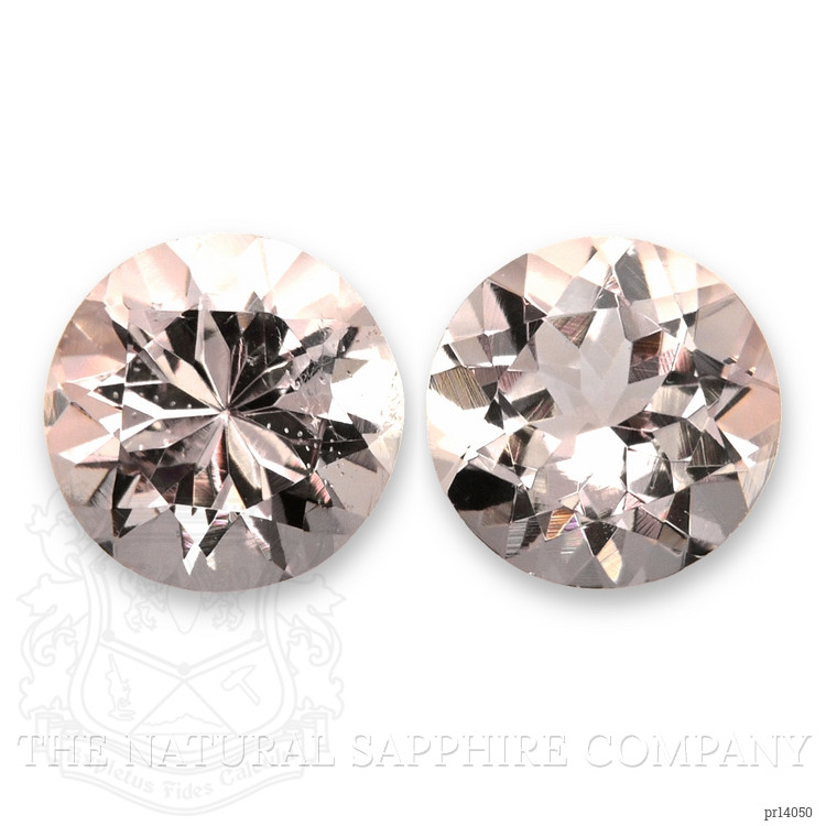 1.37 Ct.Tw. Peach Morganite Pair from Brazil
